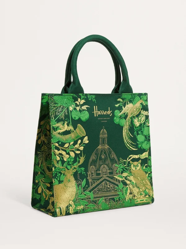 Harrods 燙金提花設計質感手提包 Harrods 燙金提花設計質感手提包