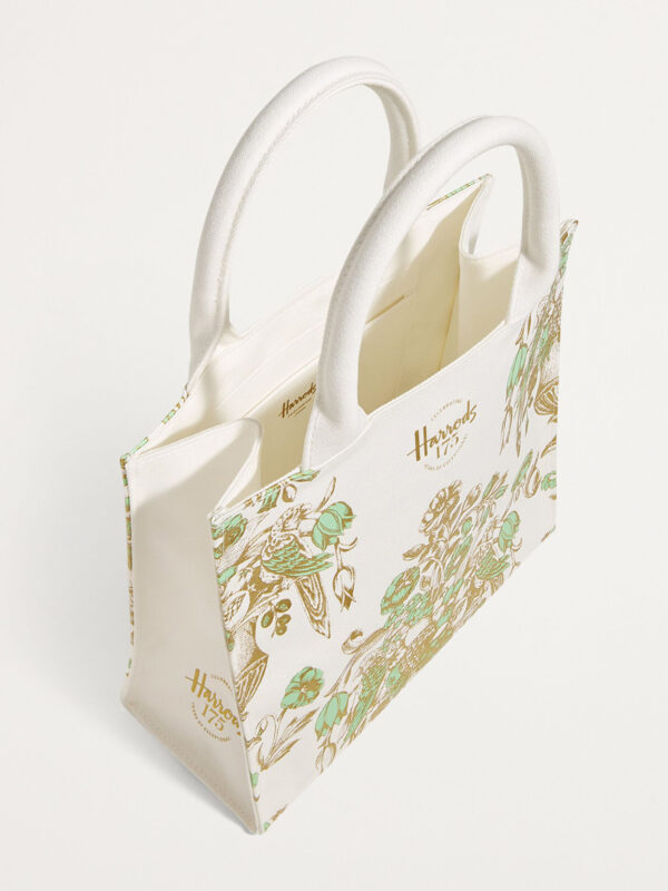 Harrods 175週年限定款質感印刷手提包