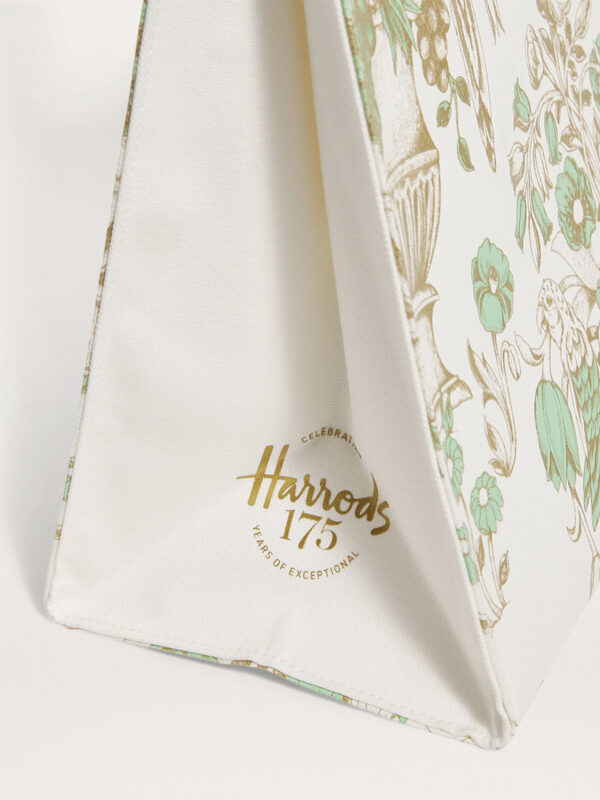Harrods 175週年限定款質感印刷手提包
