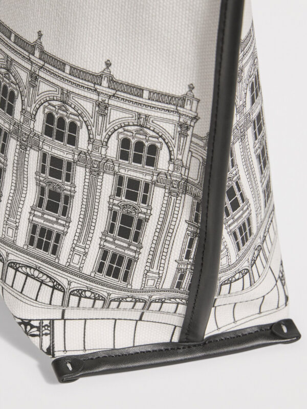 HDBA2532002_4w Harrods 騎士橋建築帆布皮革手提包