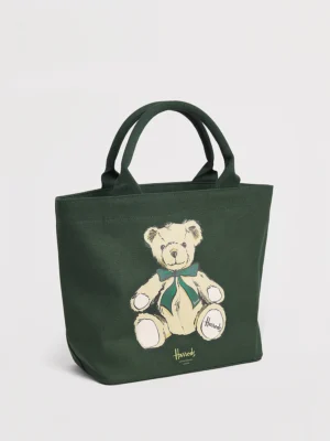 Harrods 泰迪熊亨利帆布手提包