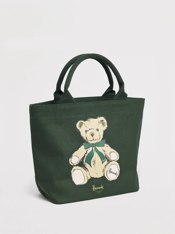 Harrods 泰迪熊亨利帆布手提包