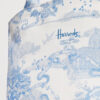 Harrods 粉色倫敦風景插畫印花厚帆布手提包