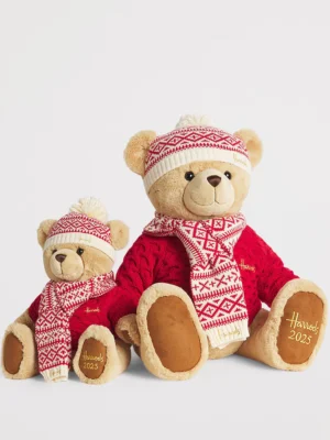 Harrods 2025年度 聖誕泰迪熊絨毛娃娃