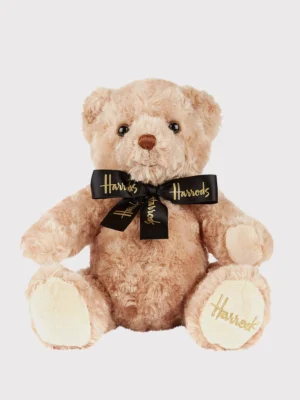 Harrods 蝴蝶結緞帶雅各畢業泰迪熊絨毛娃娃