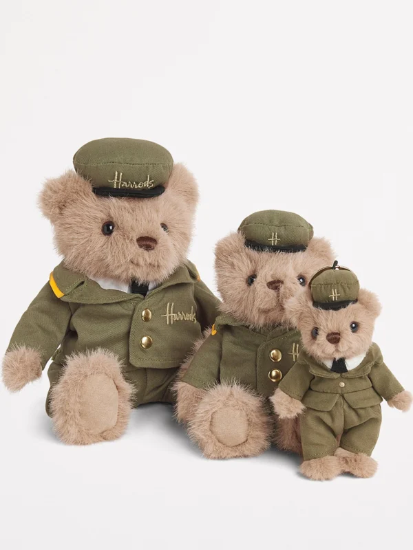 Harrods 製服親子泰迪熊絨毛娃娃