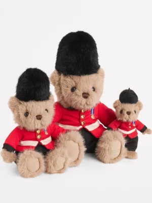 Harrods 皇家衛兵家族泰迪熊絨毛娃娃