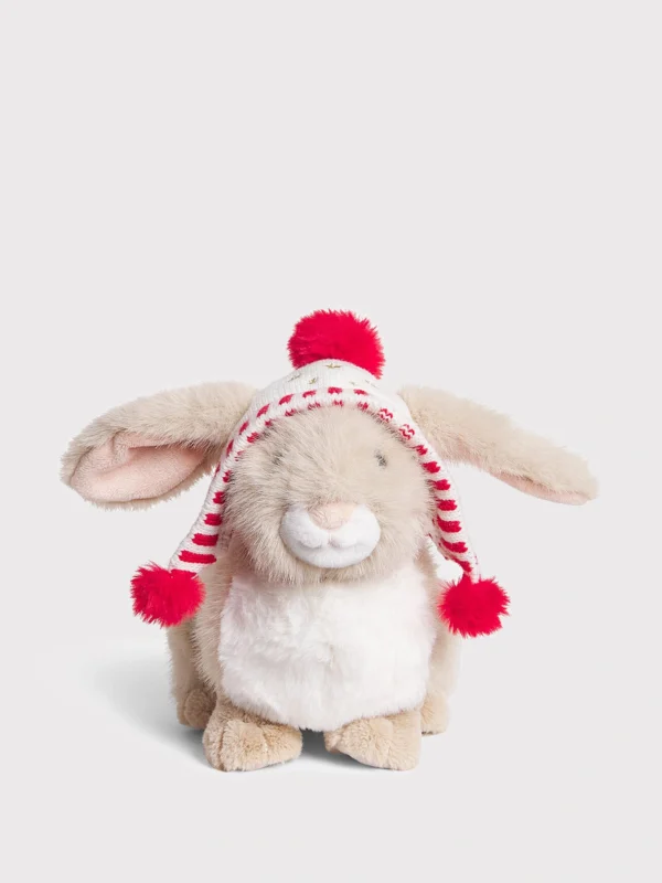 Harrods 2025聖誕球球毛線飛行帽兔子絨毛娃娃 Harrods 2025聖誕球球毛線飛行帽兔子絨毛娃娃