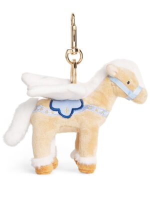 Harrods 飛馬刺繡包包圈吊飾