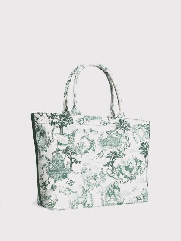 Harrods 粉色系高質感立體托特包