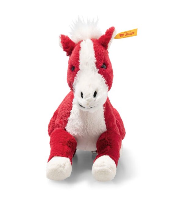 Steiff 馬年紀念版 福馬絨毛娃娃 不銹鋼耳釦