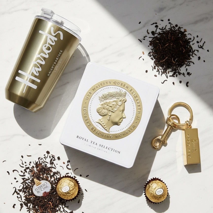 Ahmad Tea 皇家英國女王頭像紀念茶