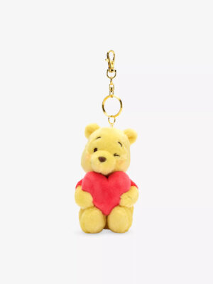 Selfridges 塞爾福里奇百貨限量款 愛心小熊維尼包包吊飾 Disney維尼熊家族 收藏版