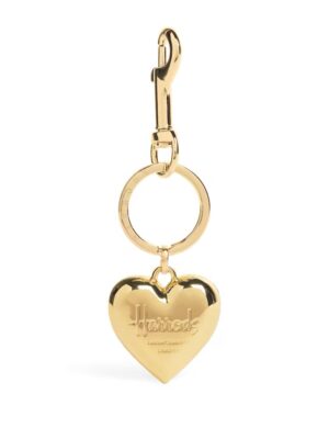 Harrods 金屬心形鑰匙圈
