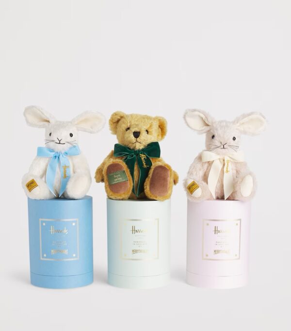 Harrods 蝴蝶結小熊絨毛娃娃