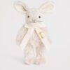 Harrods 白蝴蝶結兔子絨毛娃娃