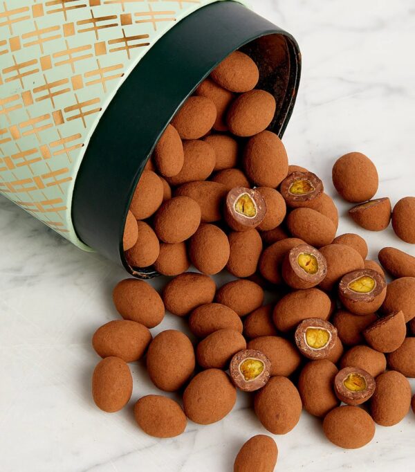 無酒精英式伴手禮推薦 - 濃郁可可粉包覆的 Harrods 頂級巧克力細節照