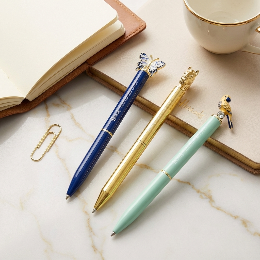 Harrods 金屬原子筆