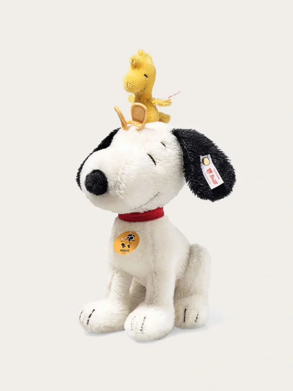 Steiff 金耳釦 史努比與糊塗塌客娃娃攞設