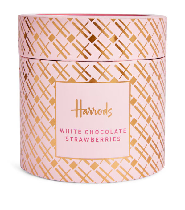 Harrods 哈洛德百貨 盒裝 草莓白巧克力球 情人節禮物 聖誕節 高級伴手禮 整顆草莓