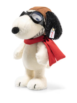 德國Steiff 飛行員史努比娃娃擺設 (金耳釦/馬海毛)｜HF unikorn