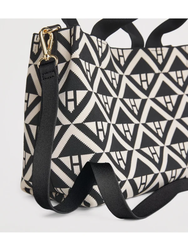 Harrods 小號手提包雙人提手縫線與五金細節