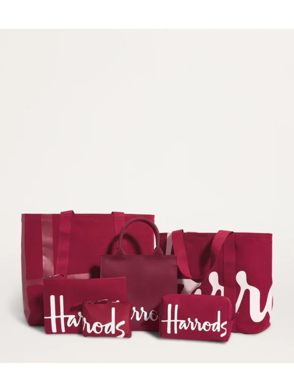 大容量精品帆布購物袋雙人提手設計，舒適肩背不勒肩