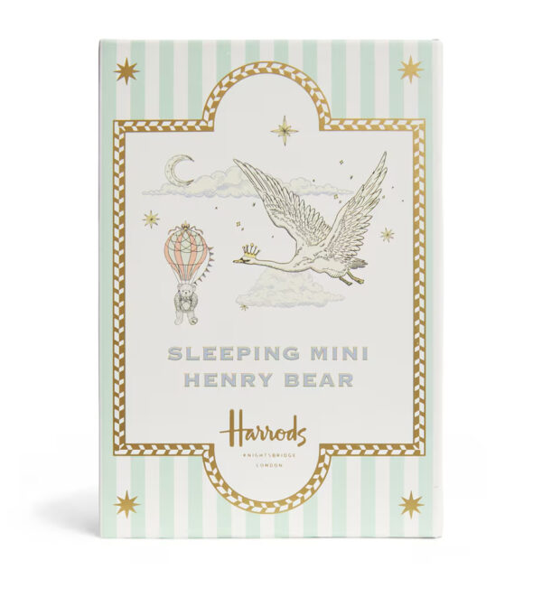 適合3歲以上兒童的 Harrods 睡熊娃娃，觸感柔軟親膚