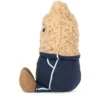 JCDB2610005-81 Amuseables Peanut Star Student Outfit (15cm)_3 英國代購 Jellycat Amuseables 花生模範生側面視角,適合擺放在書桌的療癒玩偶