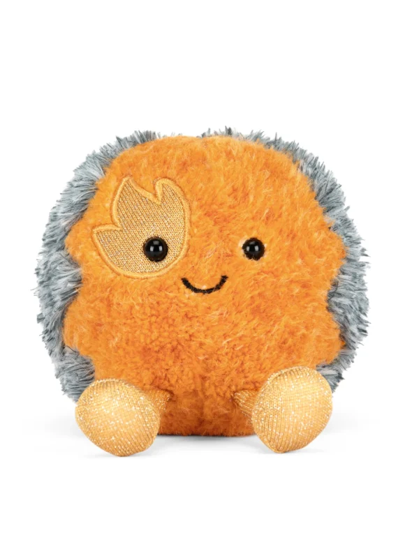 Jellycat Amuseables 太空彗星絨毛娃娃正面微笑特寫