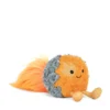 Jellycat 太空彗星 11cm 側面灰橘色毛絨與長尾巴設計