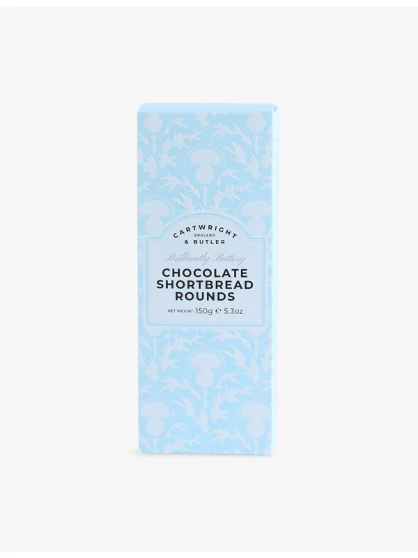Cartwright & Butler 巧克力塊奶油餅乾 150g - 英國精緻藍色紙盒包裝外觀
