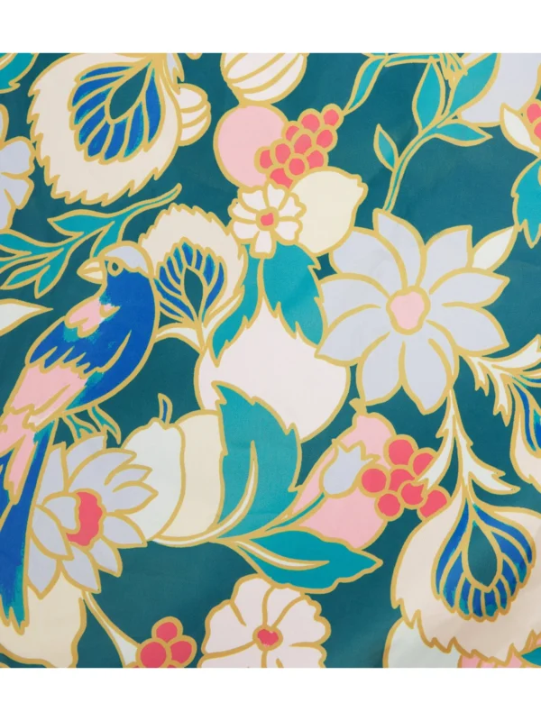 HARRODS Enchanted Emporium Pocket Shopper Bag_4 HF unikorn 英國代購 Harrods 綠色環保提袋背面細節,適合日常採買與送禮推薦