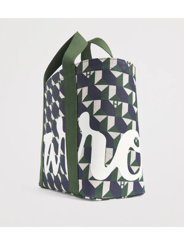 HARRODS Mini Cotton Geometric Logo Tote Bag_4 HF unikorn 英國代購 Harrods 帆布包 - 日常通勤與休閒購物的完美百搭女包