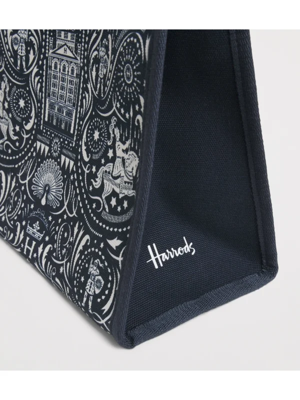 HF unikorn 英國代購 Harrods 手提袋 - 搭配舒適雙頂提手與閃耀金色金屬配件