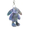 JELLYCAT Zodihop Luxe Bunny bag Charm_2 Jellycat Zodihop 兔子包包吊飾側面特寫 - 搭配高質感銀色金屬夾扣
