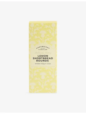 Cartwright & Butler 檸檬皮屑風味奶油餅乾 150g - 英國精緻黃色紙盒包裝外觀