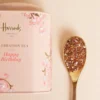 Harrods 散裝南非國寶茶葉與椰蓉接骨木花原料特寫